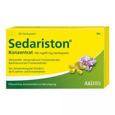 SEDARISTON Koncentrāta cietās kapsulas, 30 gab