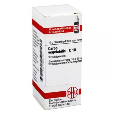 CARBO VEGETABILIS C 10 lodītes, 10 g