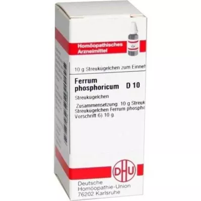 FERRUM PHOSPHORICUM C 10 lodītes, 10 g FERRUM PHOSPHORICUM C 10 lodītes, 10 g
