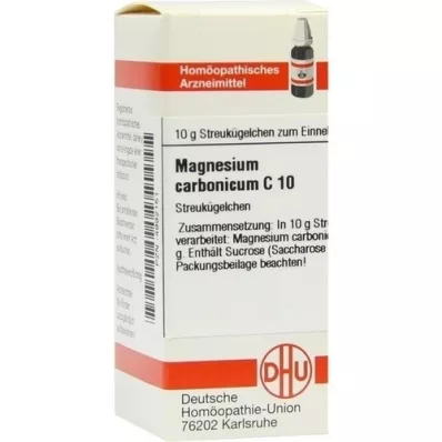 MAGNESIUM CARBONICUM C 10 lodītes, 10 g