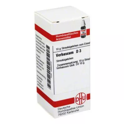 VERBASCUM D 3 globules, 10 g VERBASCUM D 3 globules, 10 g