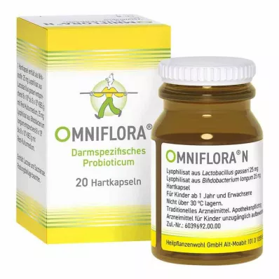 OMNIFLORA N Cietās kapsulas, 20 gab