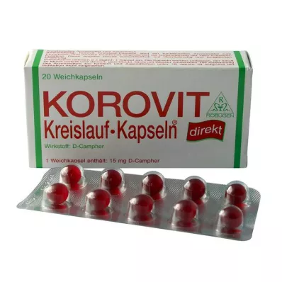 KOROVIT Cirkulācijas kapsulas, 20 gab KOROVIT Cirkulācijas kapsulas, 20 gab