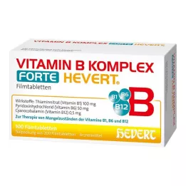 VITAMIN B KOMPLEX forte Hevert tabletes, 200 kapsulas