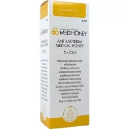 MEDIHONEY Antibakteriālais ārstnieciskais medus, 5X20 g