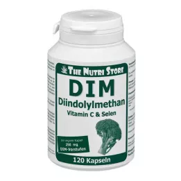 DIM Diindolilmetāns 250 mg veģetāras kapsulas, 120 gab