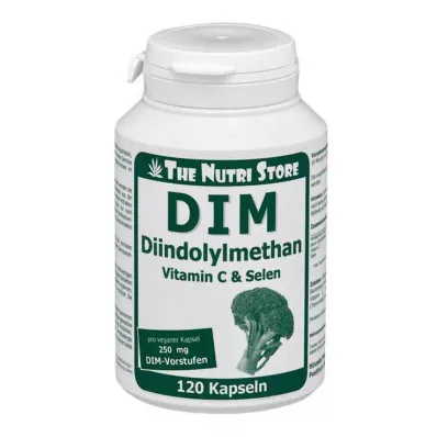 DIM Diindolilmetāns 250 mg veģetāras kapsulas, 120 gab