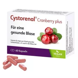 CYSTORENAL Dzērveņu plus kapsulas, 60 kapsulas