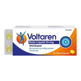 VOLTAREN Dolo Liquid 25 mg mīkstās kapsulas, 10 gab