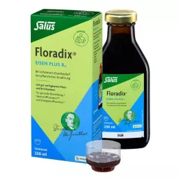 FLORADIX Dzelzs plus B12 vegāns toniks, 250 ml