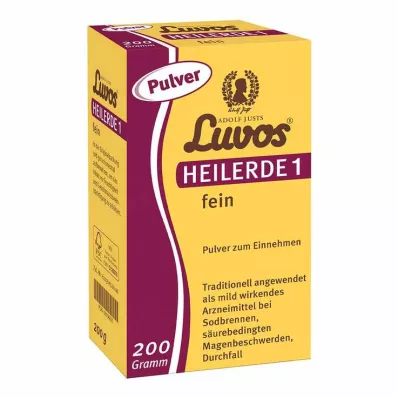 LUVOS Ārstnieciskais māls 1 smalks, 200 g LUVOS Ārstnieciskais māls 1 smalks, 200 g