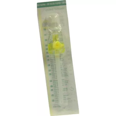 VASOFIX Drošības kanila 24 G 0,7x19 mm PUR dzeltena, 1 gab