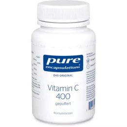 PURE ENCAPSULATIONS C vitamīna 400 buferētās kapsulas, 90 gab