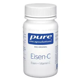 PURE ENCAPSULATIONS Dzelzs C kapsulas, 60 kapsulu