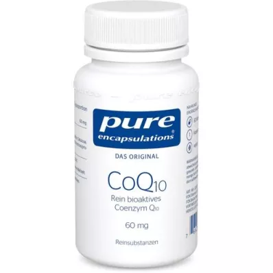 PURE ENCAPSULATIONS CoQ10 60 mg kapsulas, 60 gab