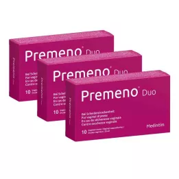 PREMENO Duo Vaginalovula, 3X10 gab