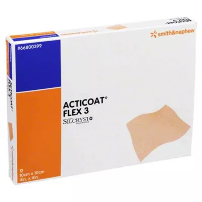 ACTICOAT Flex 3 10x10 cm pārsējs, 12 gab ACTICOAT Flex 3 10x10 cm pārsējs, 12 gab