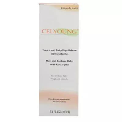 CELYOUNG Papēžu un pēdu kopšanas balzams ar eikaliptu, 100 ml