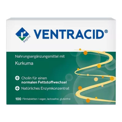 VENTRACID Tabletes, 100 gab