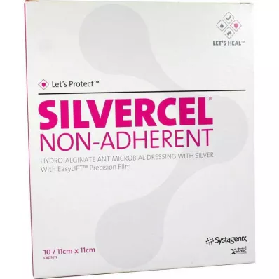 Silvercel Non Adherent Kompreses 11x11cm, 10 gab Silvercel Non Adherent Kompreses 11x11cm, 10 gab