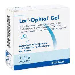 LAC OPHTAL Želeja, 3X10 g