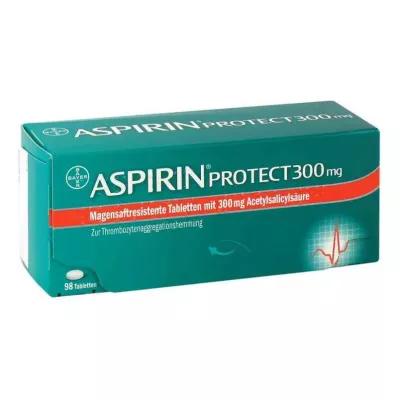 ASPIRIN Protect 300 mg apvalkotās tabletes, 98 gab