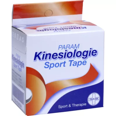 KINESIOLOGIE Sporta lenta 5 cmx5 m sarkana, 1 gab