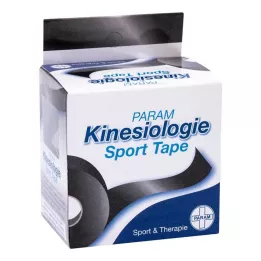 KINESIOLOGIE Sporta lenta 5 cmx5 m melna, 1 gab