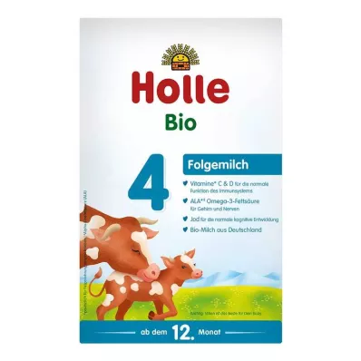 HOLLE Bioloģiskais piens bērniem 4, 600 g