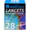 WELLION Lancetes 28 G, 100 gab