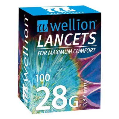 WELLION Lancetes 28 G, 100 gab