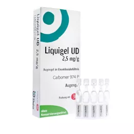 LIQUIGEL UD 2,5 mg/g vienreizējas devas oftalmoloģiskais gels, 30X0,5 g