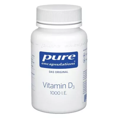 PURE ENCAPSULATIONS D3 vitamīns 1000 I.U. kapsulas, 120 kapsulas PURE ENCAPSULATIONS D3 vitamīns 1000 I.U. kapsulas, 120 kapsulas