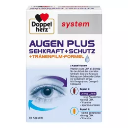 DOPPELHERZ Eyes plus redzes+aizsardzības sistēmas kapsulas, 60 gab