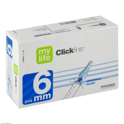 MYLIFE Clickfine pildspalvu adatas 6 mm 31 G, 100 gab MYLIFE Clickfine pildspalvu adatas 6 mm 31 G, 100 gab