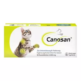 CANOSAN Košļājamās tabletes kaķiem, 30 gab