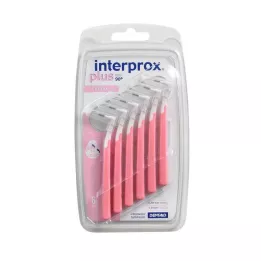 INTERPROX plus nano rozā starpzobu birstīte, 6 gab