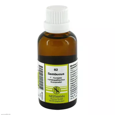 SAMBUCUS F komplekss Nr. 82 atšķaidījums, 50 ml