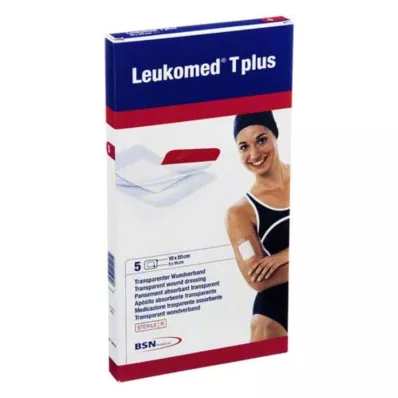 LEUKOMED transp.plus sterili plāksteri 10x20 cm, 5 gab