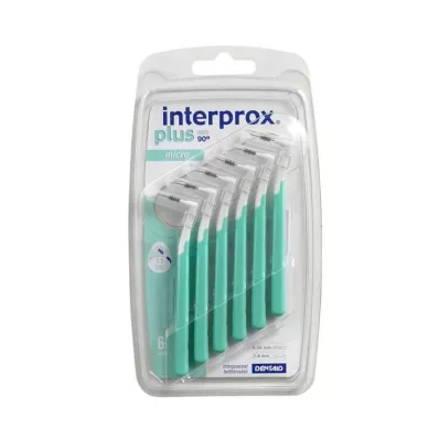 INTERPROX plus mikro zaļa starpzobu birstīte, 6 gab