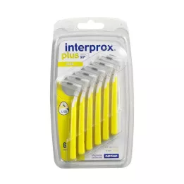 INTERPROX plus mini dzeltena starpzobu birstīte, 6 gab