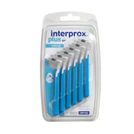 INTERPROX plus konusveida zila starpzobu birstīte, 6 gab