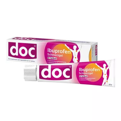 DOC IBUPROFEN Sāpju gēls 5%, 50 g