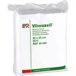 VLIWAZELL Absorbējoši nesterili 20x25 cm, 25 gab