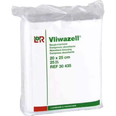 VLIWAZELL Absorbējoši nesterili 20x25 cm, 25 gab VLIWAZELL Absorbējoši nesterili 20x25 cm, 25 gab