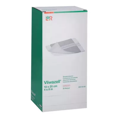 VLIWAZELL Absorbējošie spilventiņi sterili 10x20 cm, 30 gab VLIWAZELL Absorbējošie spilventiņi sterili 10x20 cm, 30 gab