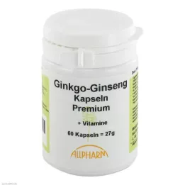 GINKGO+GINSENG Premium kapsulas, 60 kapsulu