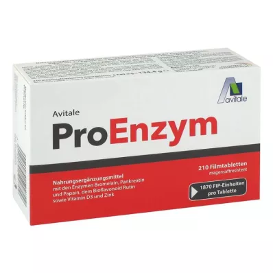PROENZYM zarnu apvalkotās tabletes, 210 gab