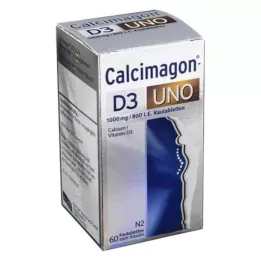 CALCIMAGON D3 Uno košļājamās tabletes, 60 kapsulas