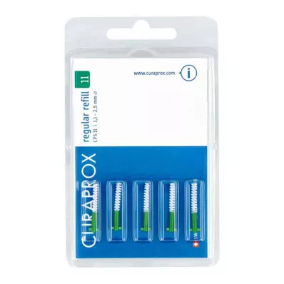 CURAPROX CPS 11 Starpzobu izvērsējs 1,1-2,5 mm, 5 gab CURAPROX CPS 11 Starpzobu izvērsējs 1,1-2,5 mm, 5 gab